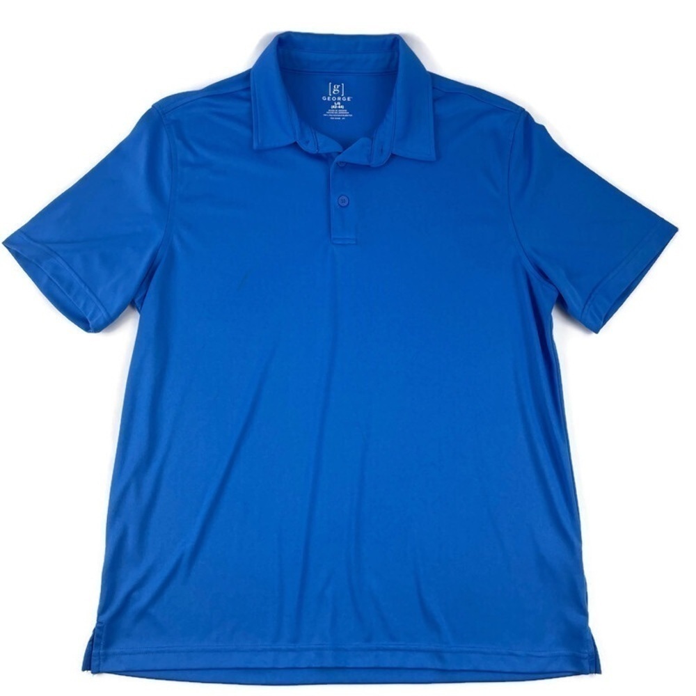 George Mens Polo Blue Large 42-44
